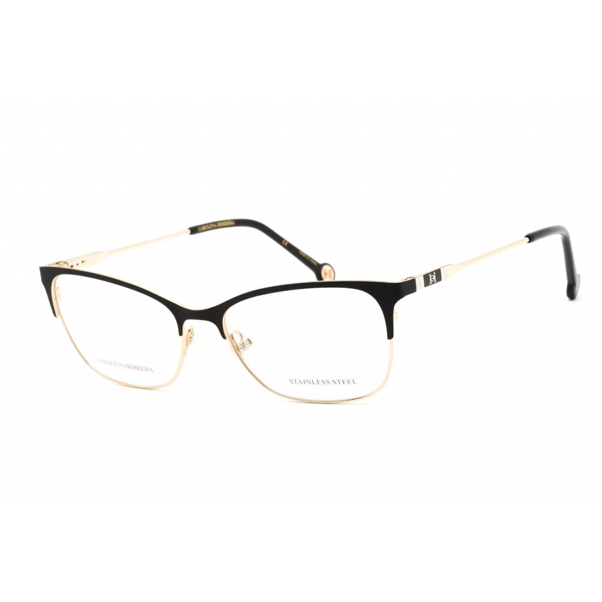 Carolina Herrera CH 0074-02M2 00 Black Gold Eyeglasses