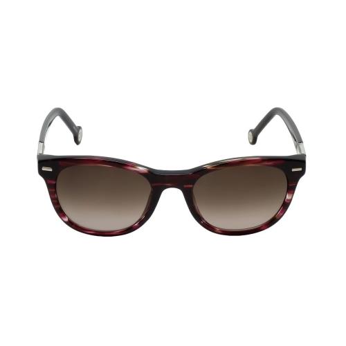 Carolina Herrera Designer Sunglasses SHE600-09CC in Dark Garnet 51mm