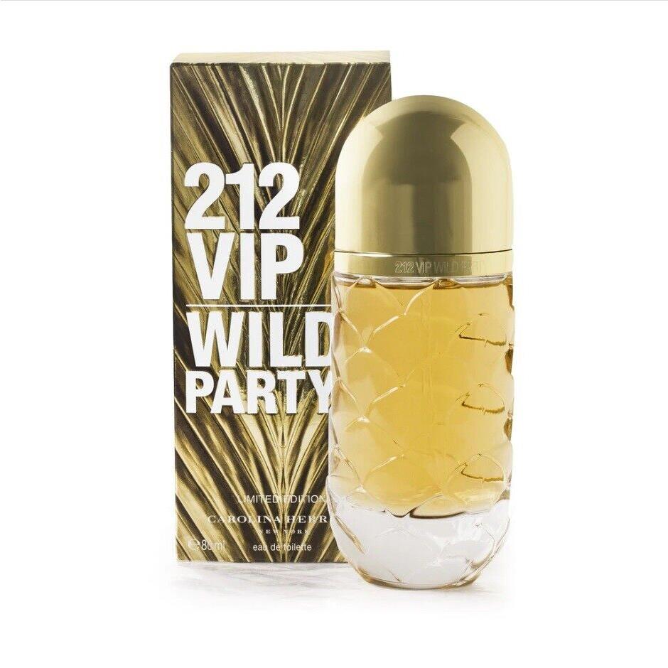 212 Vip Wild Party by Carolina Herrera 2.7 Fl oz Edt Spray For Women