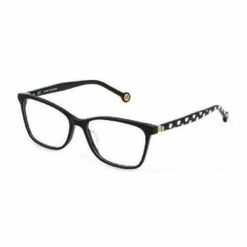 Carolina Herrera Vhe 883K 0700 Black Eyeglasses 54/16/140 - Black, Frame: Black