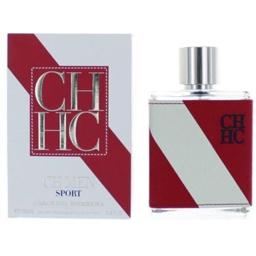 Carolina Herrera Men`s Eau De Toilette Spray CH Sport Refreshing Scent 3.4 oz