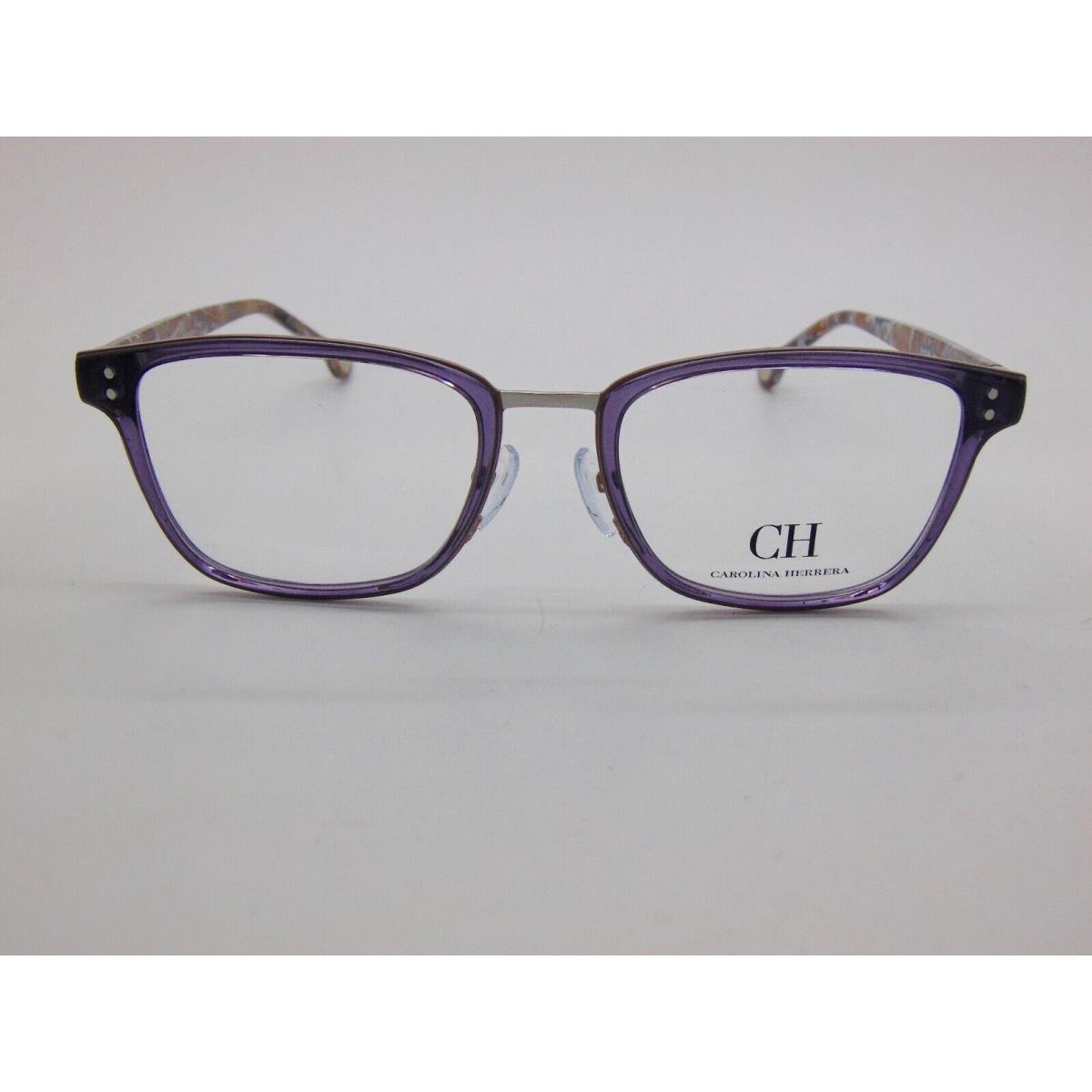 Carolina Herrera VHE728 Col. 0916 Violet 51mm RX Eyeglasses