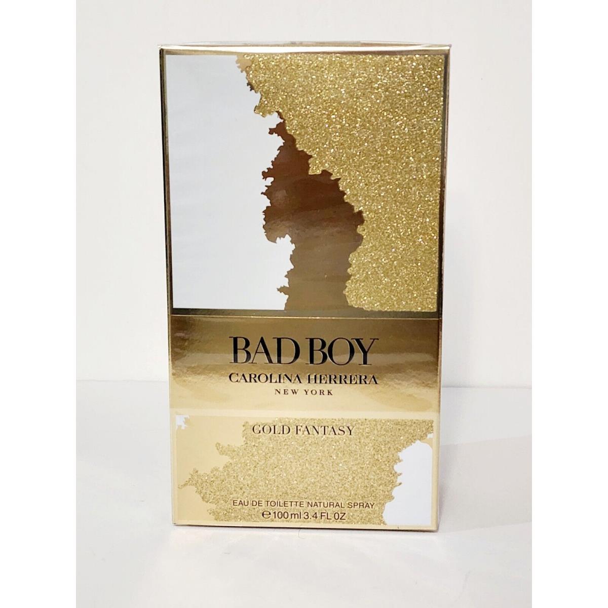 Carolina Herrera Bad Boy Gold Fantasy 3.4 fl oz Men`s Eau de Toilette Spray