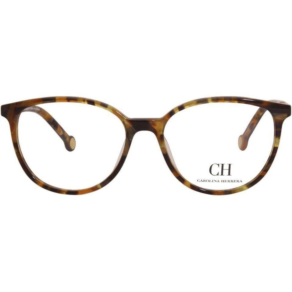 Carolina Herrera VHE839K-777-53 Havana Eyeglasses