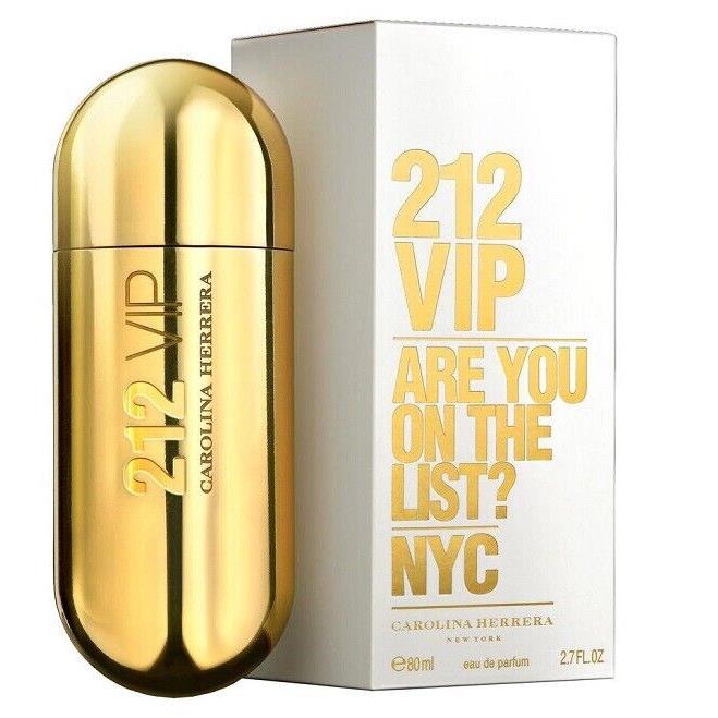 Carolina Herrera 212 Vip For Women Perfume 2.7 oz 80 ml Edp Spray