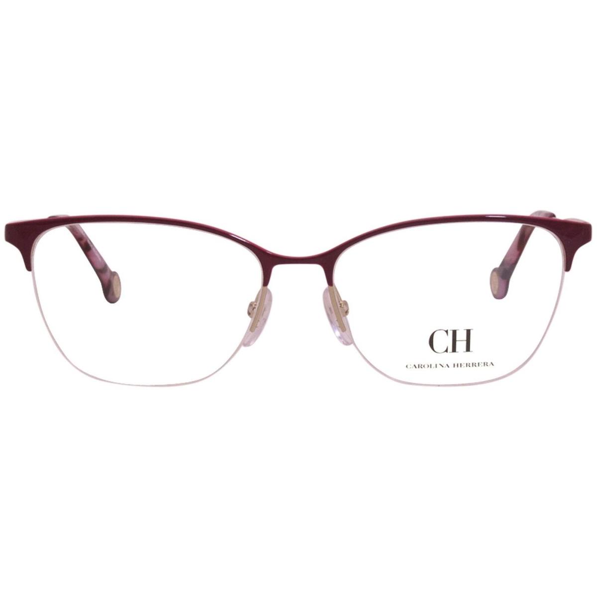 Carolina Herrera VHE163K 0A93 Burgundy Eyeglasses 54/16/140 with Case