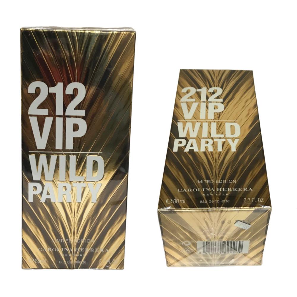 212 Vip Wild Party By Carolina Herrera 2.7 Oz Eau De Parfum Limited Edition