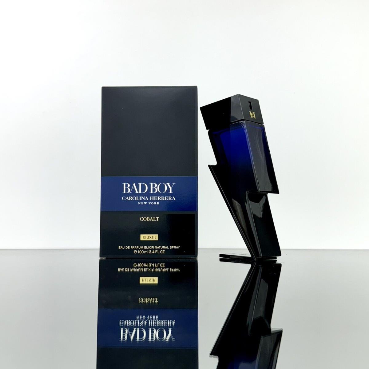 Carolina Herrera Bad Boy Cobalt Elixir For Men 3.4oz Edp Spr New-sealed HD23