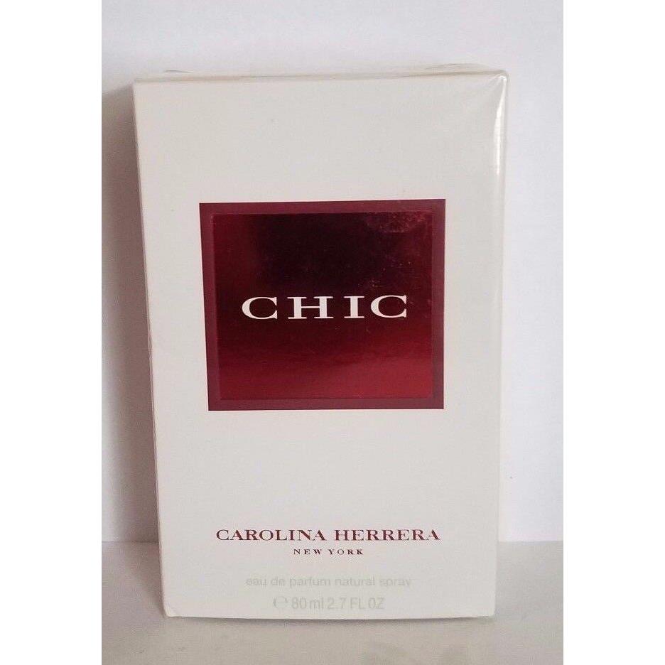 Chic by Carolina Herrera Eau de Parfum Spray For Women 2.7 oz / 80 ml