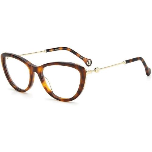 Carolina Herrera CH 0021 005L 00 Women`s Havana Acetate Eyeglasses 54mm