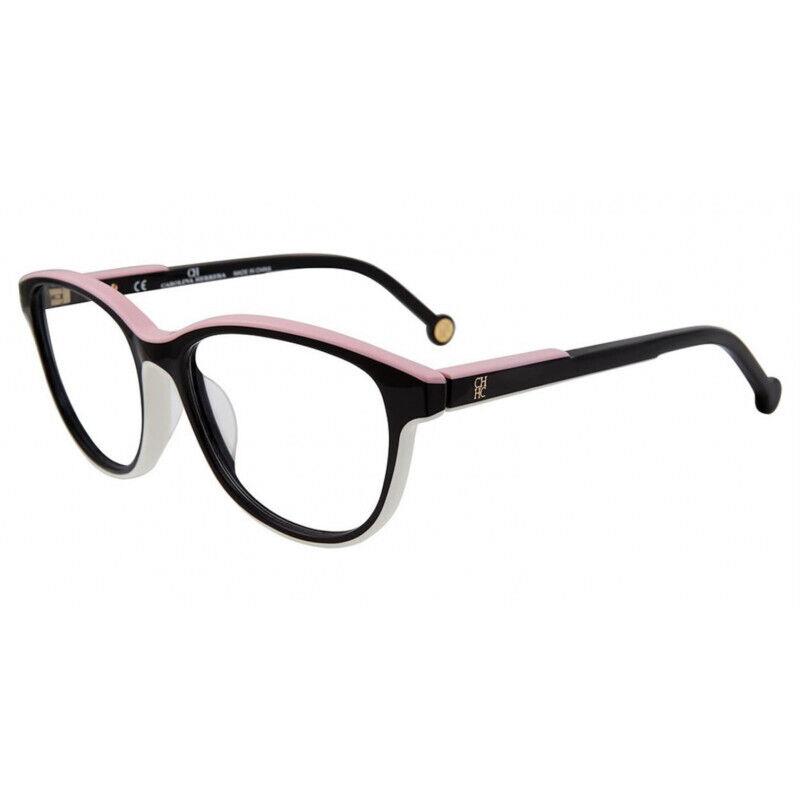 Carolina Herrera VHE-800-6HC Black Pink Eyeglasses