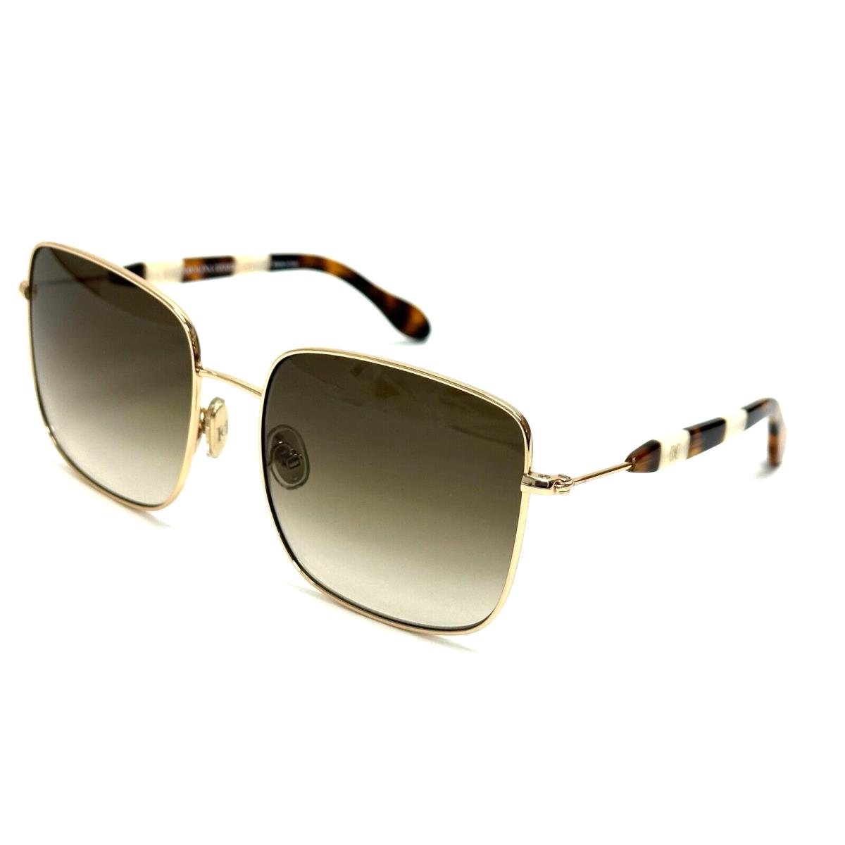 Carolina Herrera SHN060 300Y Gold/brown Lens 57mm Sunglasses