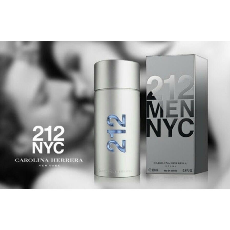 212 Men Nyc by Carolina Herrera 3.4 Fl.oz Edt