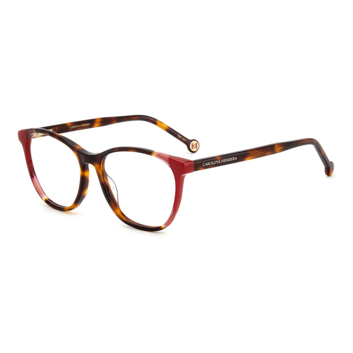 Carolina Herrera HER0123-O63-54 Havana Eyeglasses