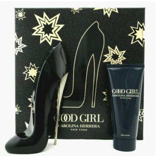 Good Girl by Carolina Herrera 2pc Gift Set For Women 2.7 oz Edp + Body Lotion