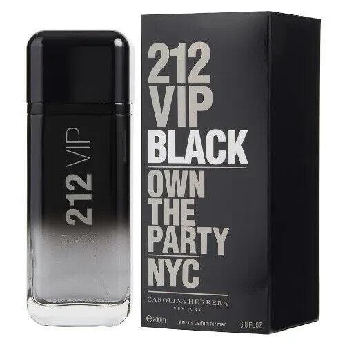 212 Vip Black by Carolina Herrera 6.8 oz Edp Spray For Men - Black