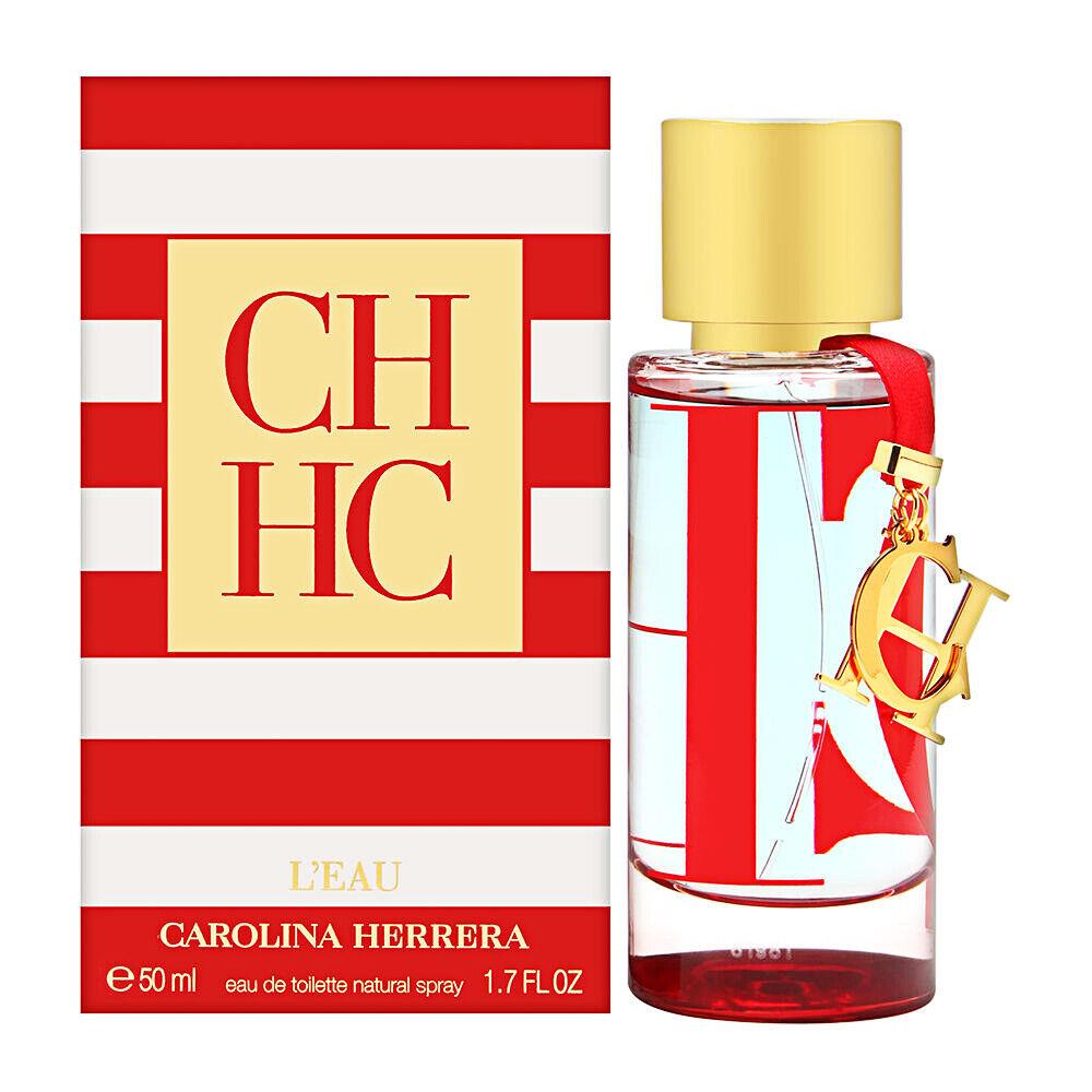 C. Herrera CH L`eau Eau de Toilette Edt Spray For Women 1.7 oz / 50ml