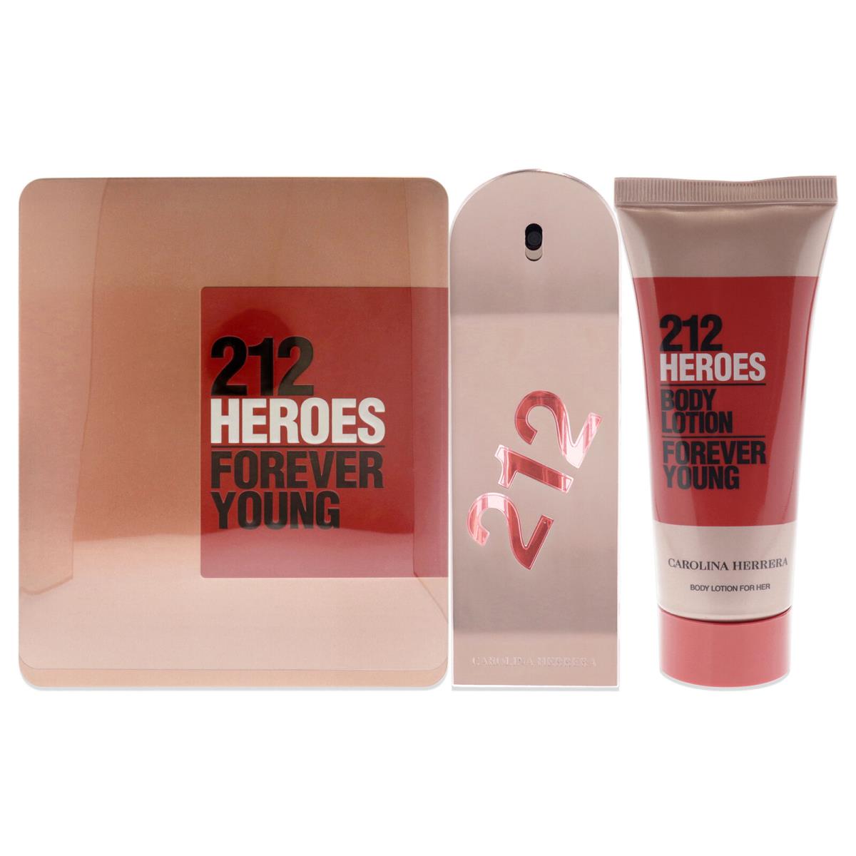 212 Heroes Forever Young by Carolina Herrera - 2 Pc Giftset For Women