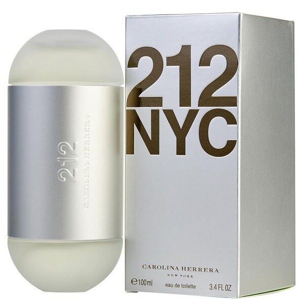 Carolina Herrera 212 For Women Perfume 3.4 oz 100 ml Edt Spray