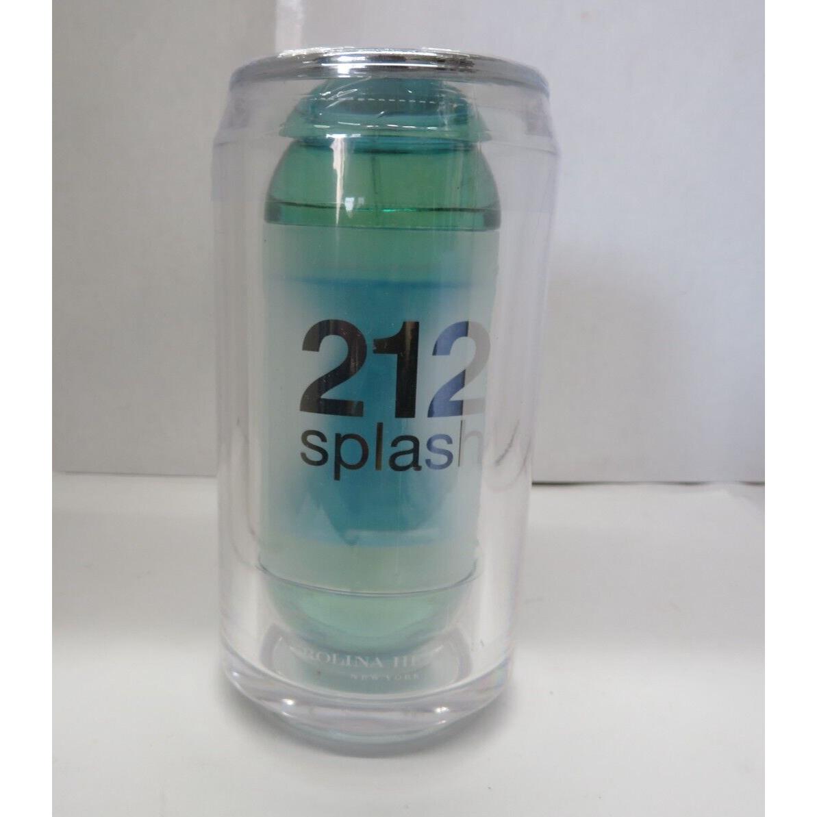 212 Splash Blue 2 BY Carolina Herrera Eau DE Toilette Spray 2 FL OZ/60 ML