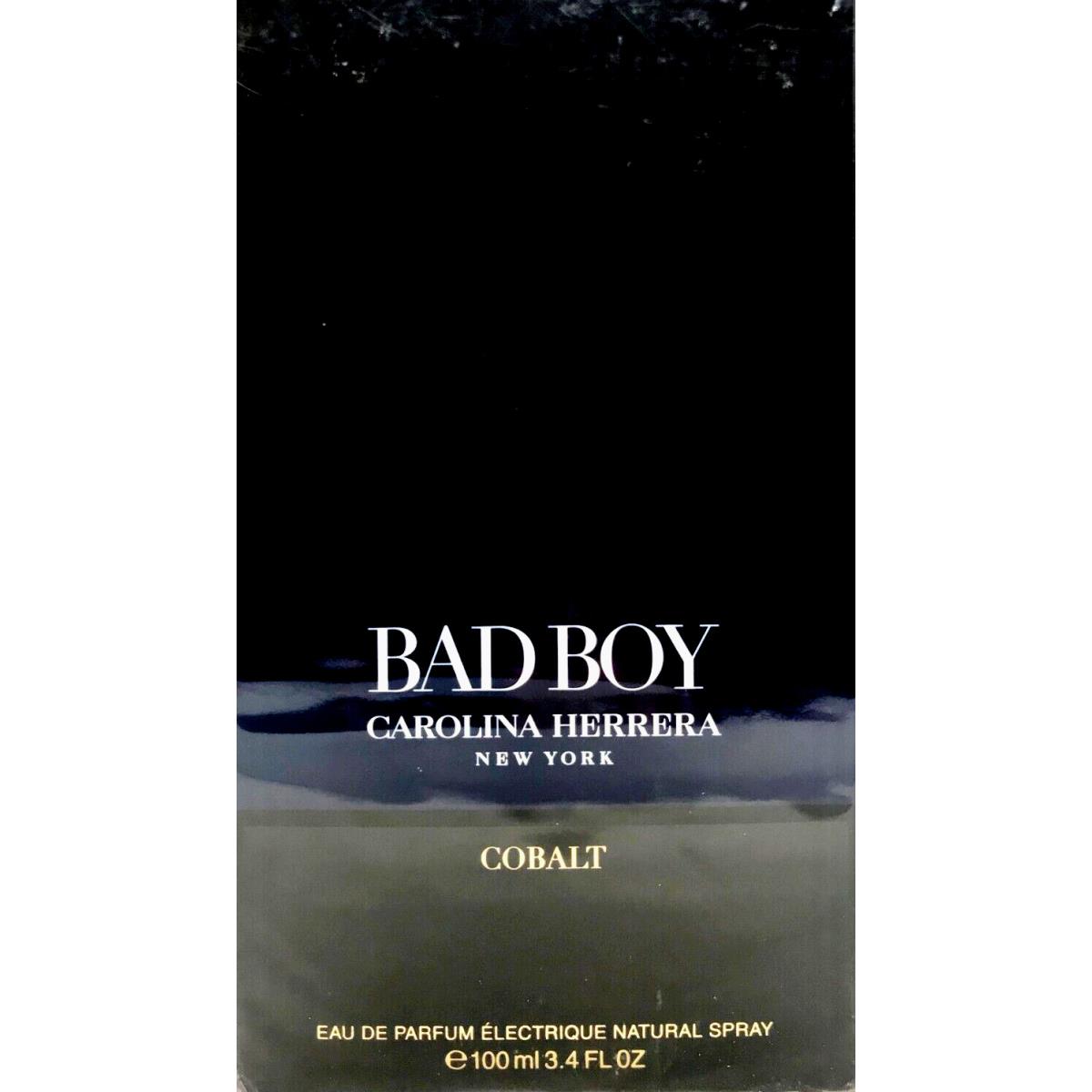 Carolina Herrera Bad Boy Cobalt Eau DE Parfum Spray For Men 3.4 Oz / 100 ml