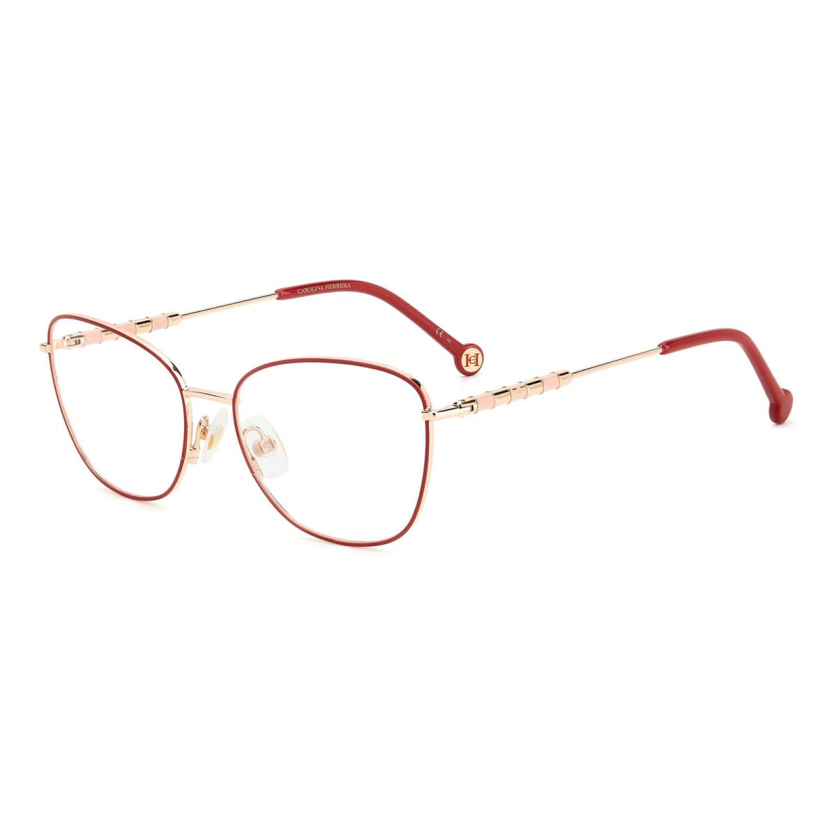 Carolina Herrera HER0104-Y11-55 Red Gold Eyeglasses