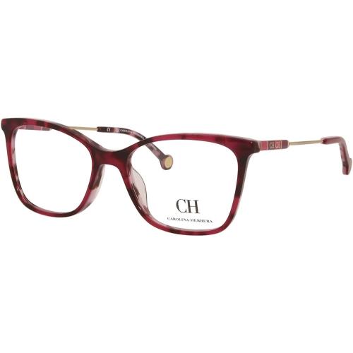 Eyeglasses CH by Carolina Herrera Vhe 846 K Burgundy 01GT 53mm