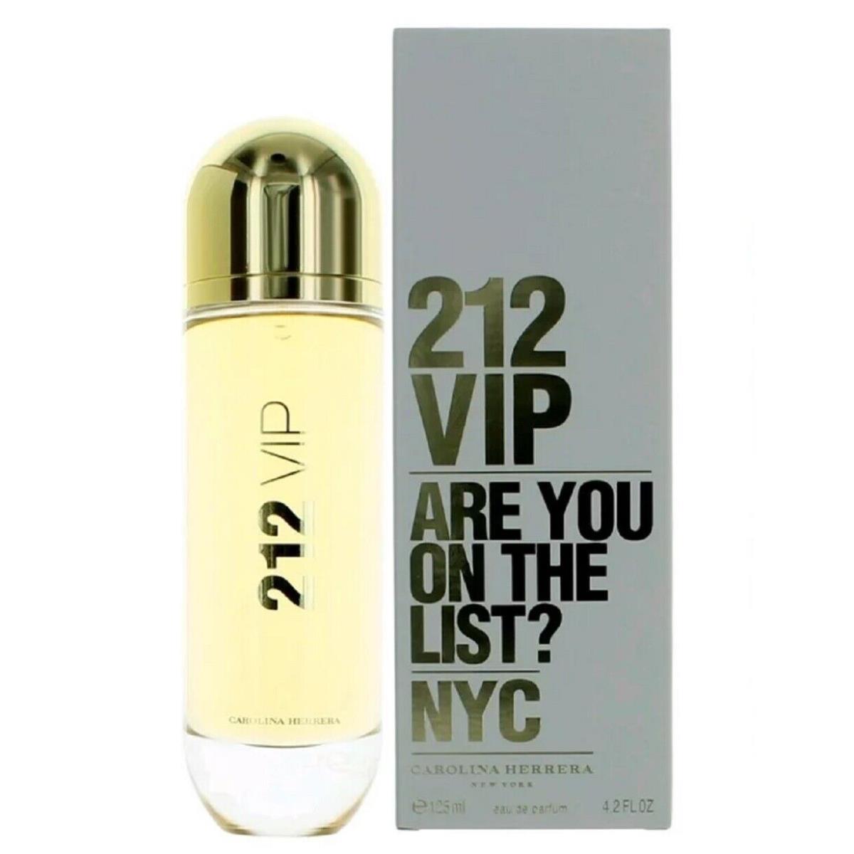 212 Vip Carolina Herrera 4.2 oz / 125 ml Eau De Parfum Women Perfume Spray