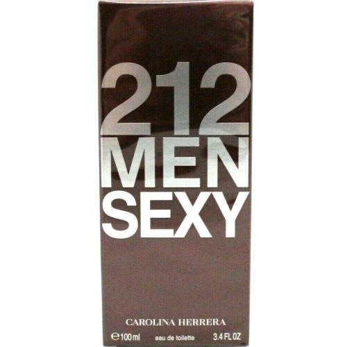 Carolina Herrera 212 Sexy Men Eau DE Toilette Spray 3.4 Oz / 100 ml