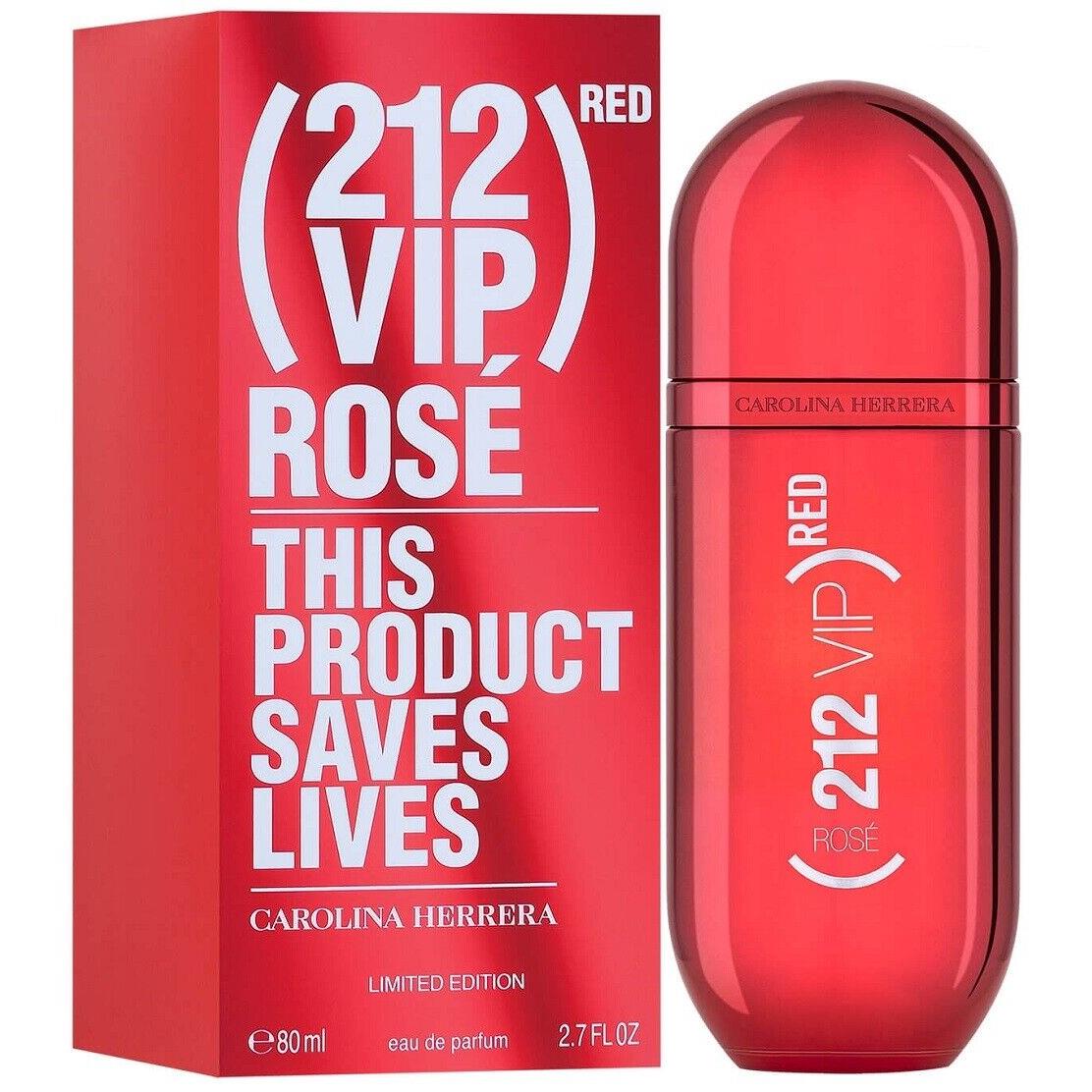 212 Vip Rose Red Edition Carolina Herrera 2.7 oz / 80 ml Edp Women Perfume