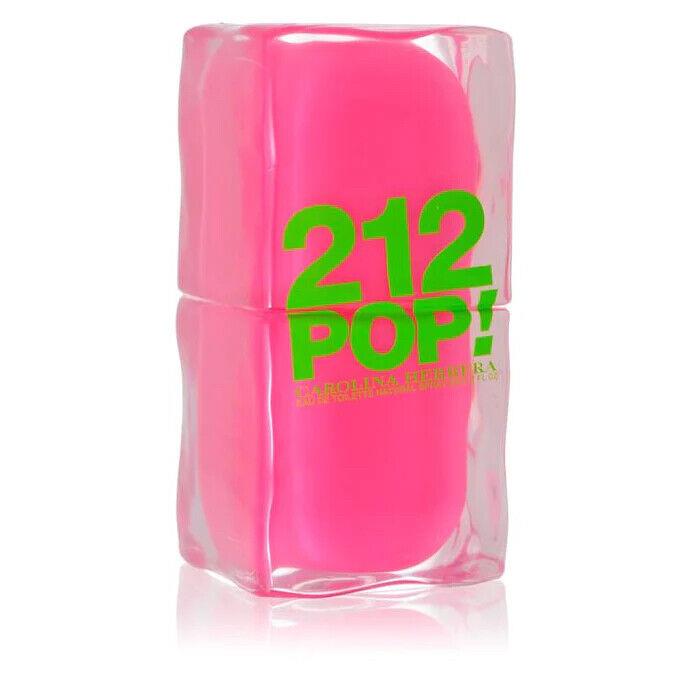 212 Pop by Carolina Herrera Edt Spray For Women 2 oz Rare