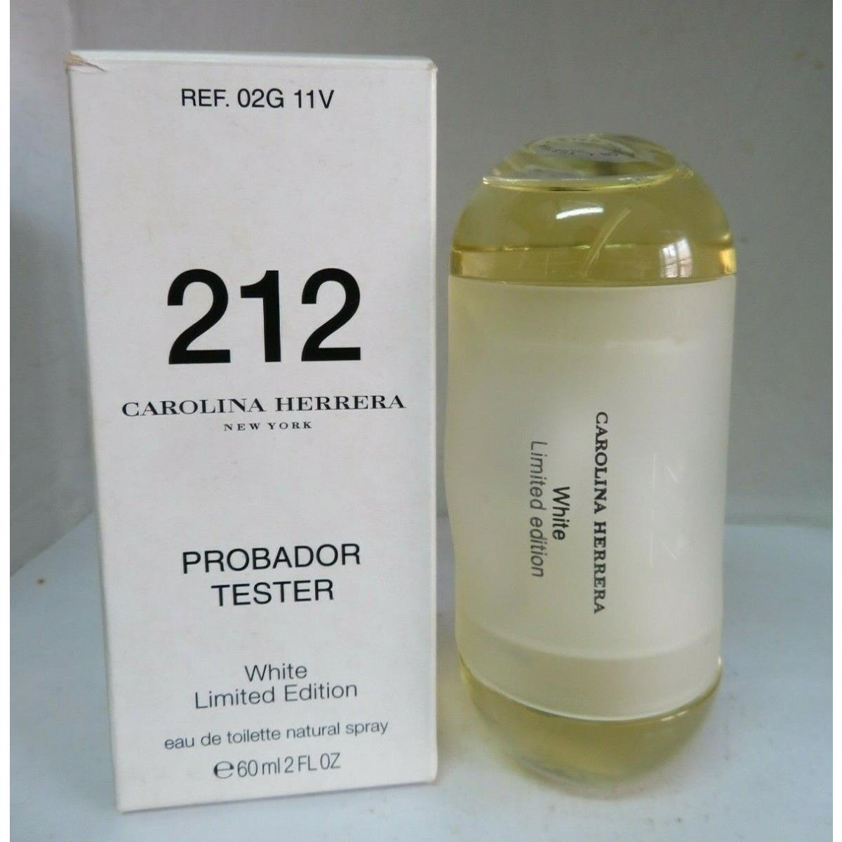 212 White Ltd Edition By Carolina Herrera Edt Spray 2 Fl Oz/60 ml Women Rare TT