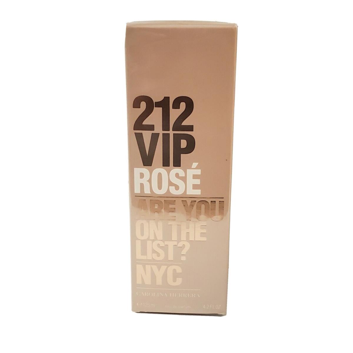 212 Vip Rose by Carolina Herrera 4.2 OZ Eau DE Parfum Spray For Women