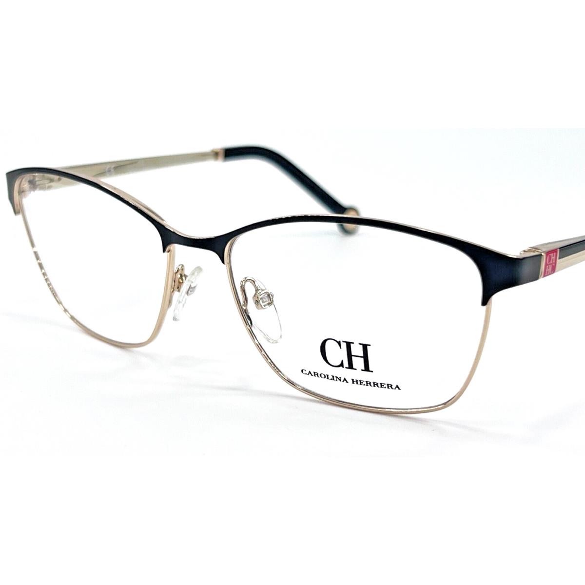 Carolina Herrera VHE125K Women`s Metal Eyeglass Frame 0301 Black 54-15 W/case