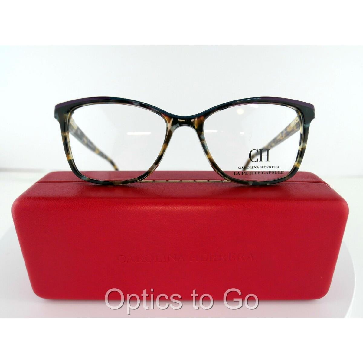 Carolina Herrera Vhe 820 096X Tortoise 51-16-135 Petite Eyeglasses Frames