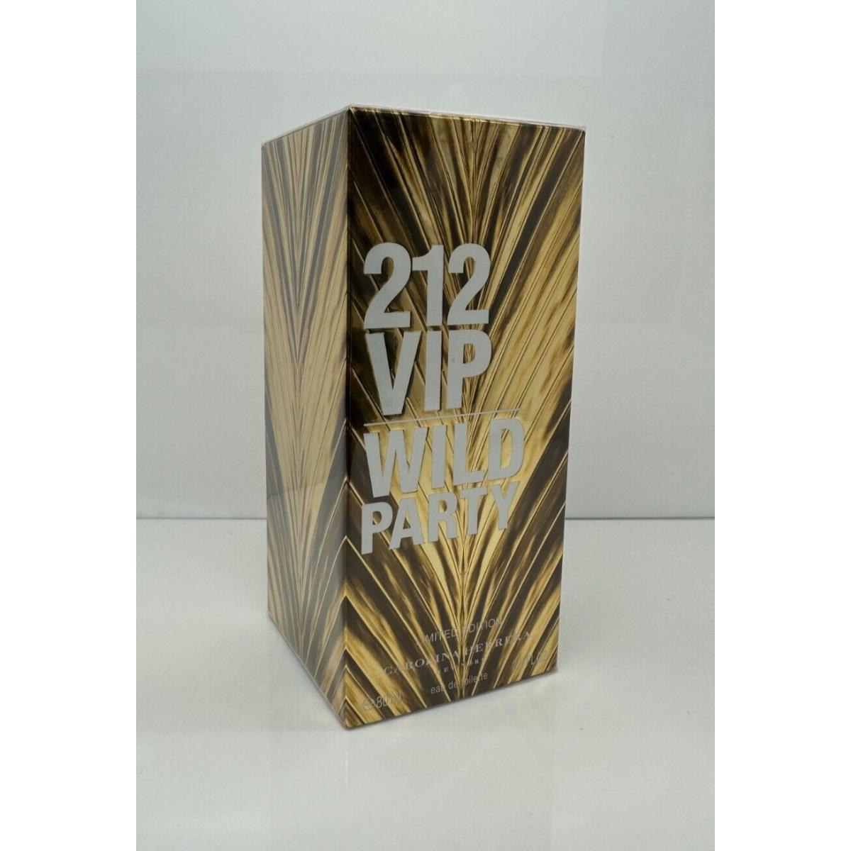 Carolina Herrera 212 Vip Wild Party Limited Edition 2.7 Oz 80ml Edt Spray For Women