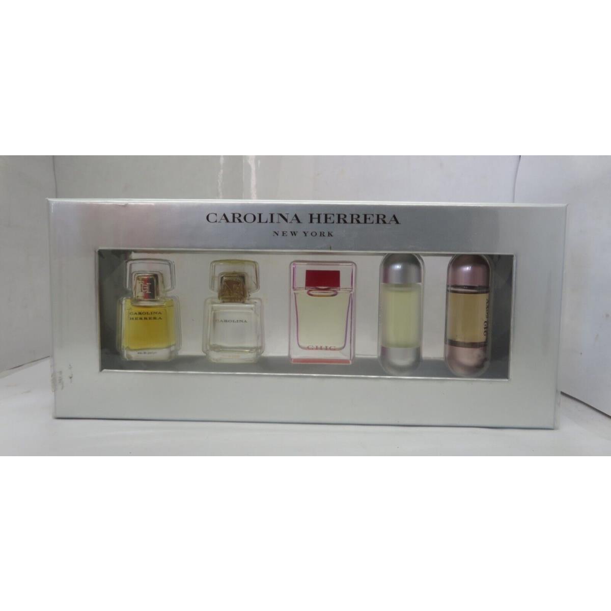 Carolina Herrera Mini Set: 4 X Variety Pack Eau DE Toilette/parfum Read Descr