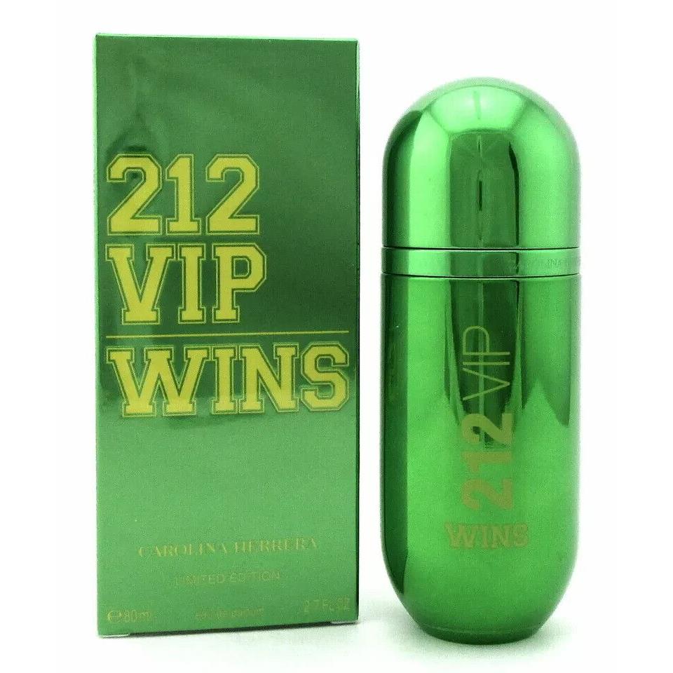 212 Vip Wins by Carolina Herrera 2.7 oz-80 ml Edp Spray For Women Sealed