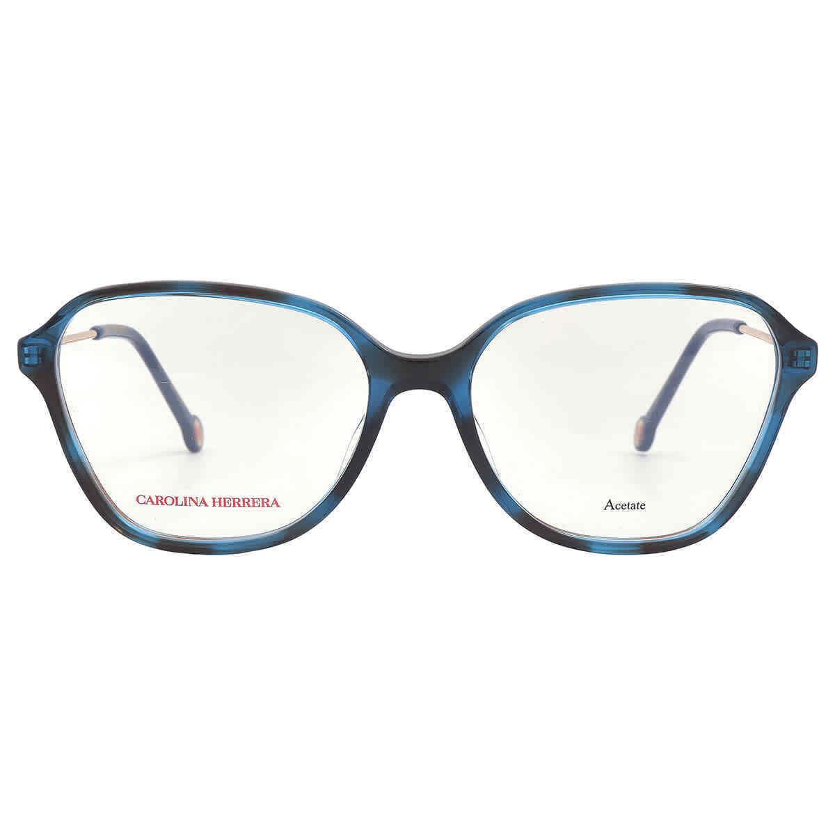 Carolina Herrera Demo Geometric Ladies Eyeglasses Her 0117 0JBW 55