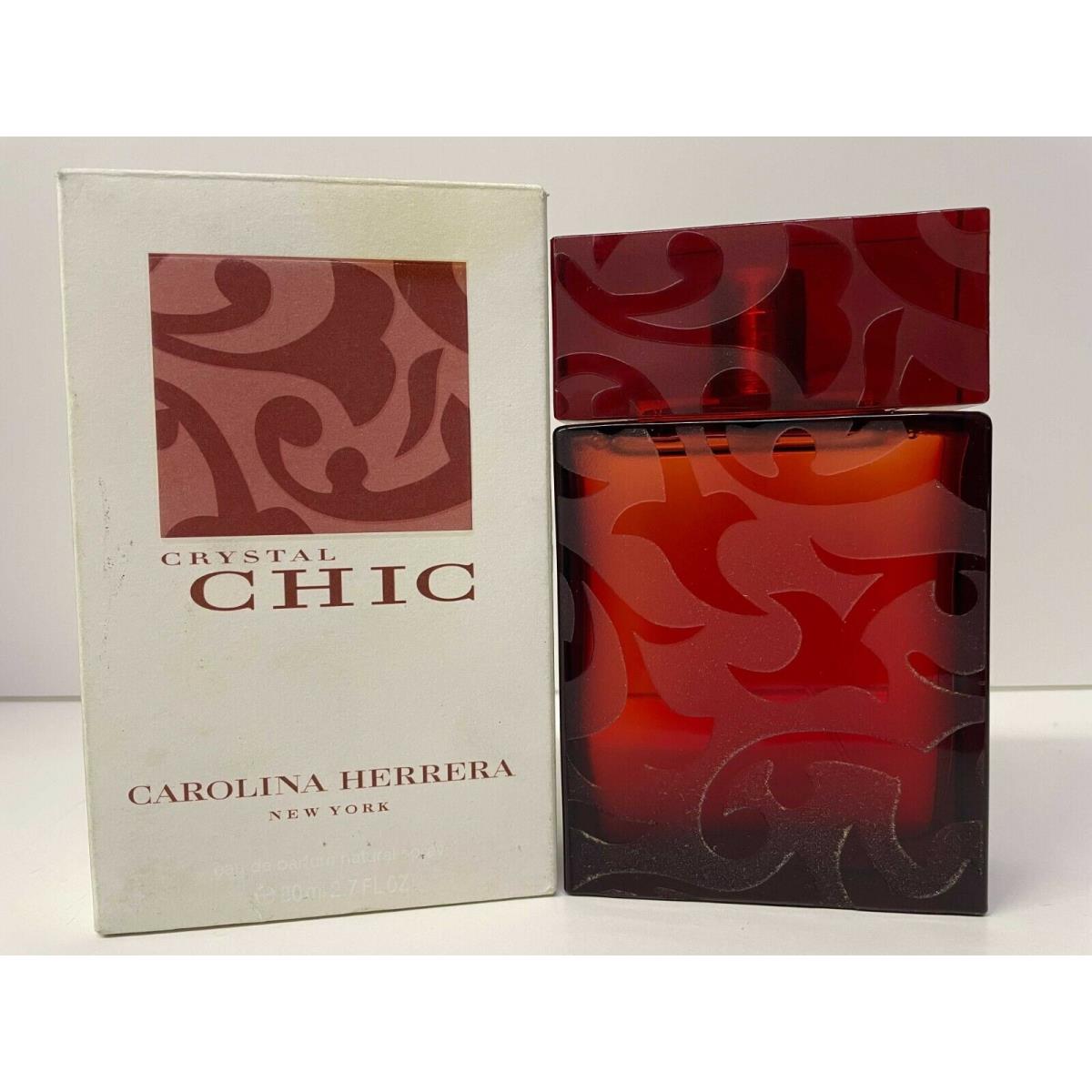 Crystal Chic by Carolina Herrera 2.7 oz Edp 80ml Women`s Eau de Parfum Rare