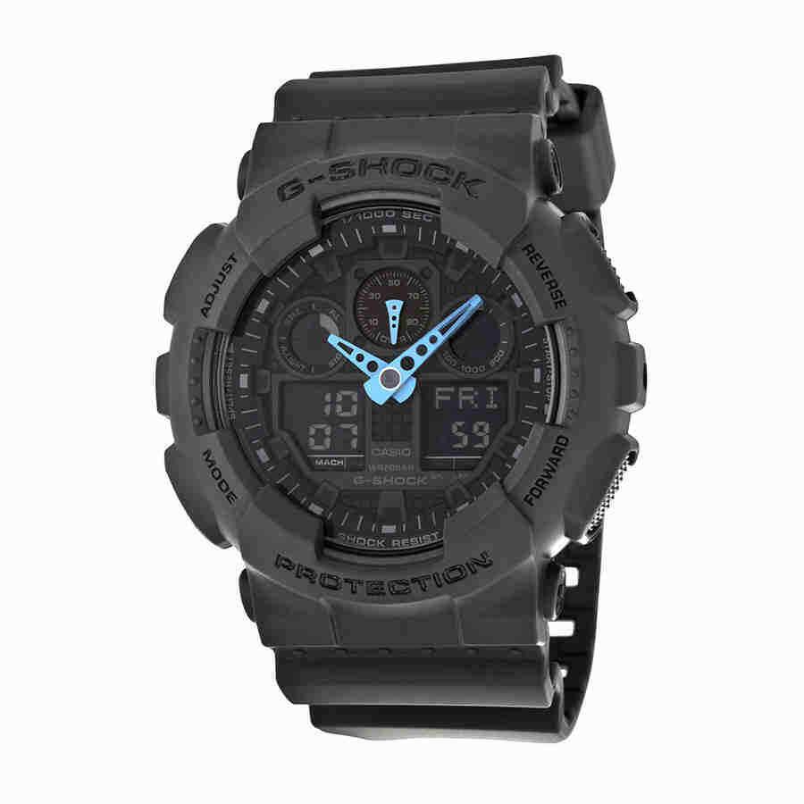 CSGA100C-8ACR Casio G Shock Grey Dial Resin Men`s Watch GA100C-8ACR