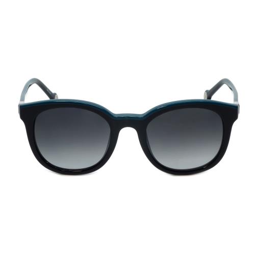 Carolina Herrera Designer Sunglasses SHE654-700K in Black Blue Plasticmm