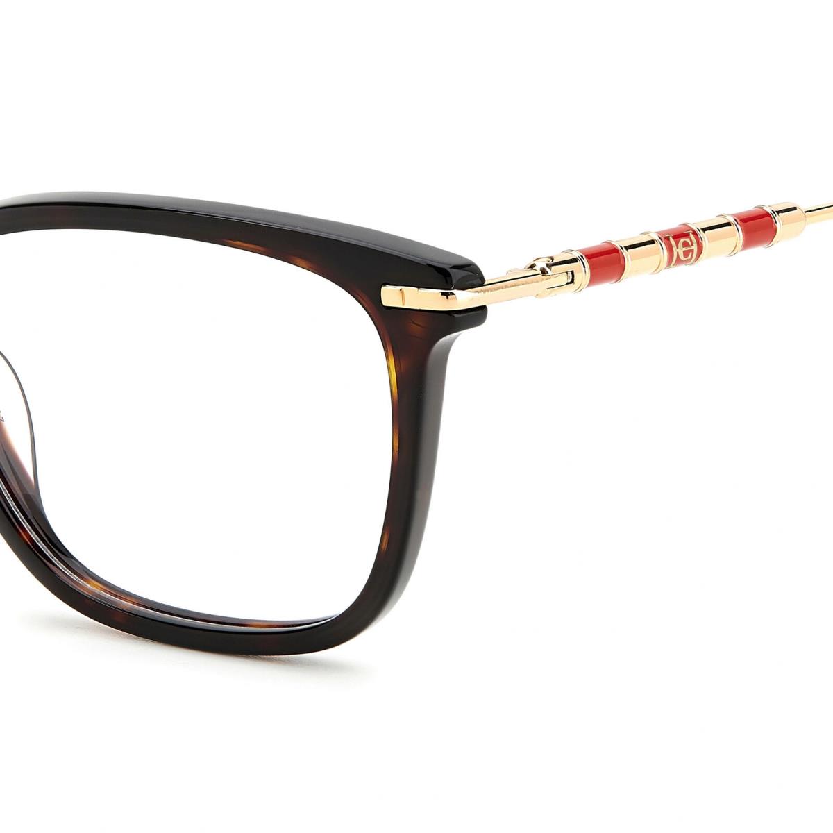 Carolina Herrera HER0102-086-54 Havana Gold Eyeglasses