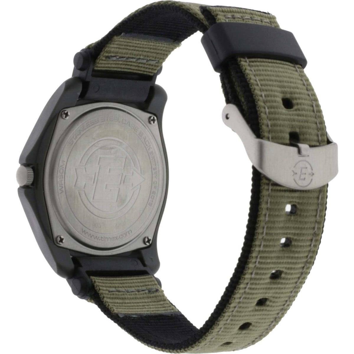 Timex Men`s T42571 Expedition Camper Gray Nylon Strap Watch Green One Size