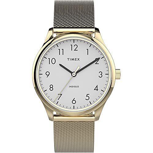 Timex Women`s Modern Easy Reader 32mm Watch Gold-tone Case White Dial with