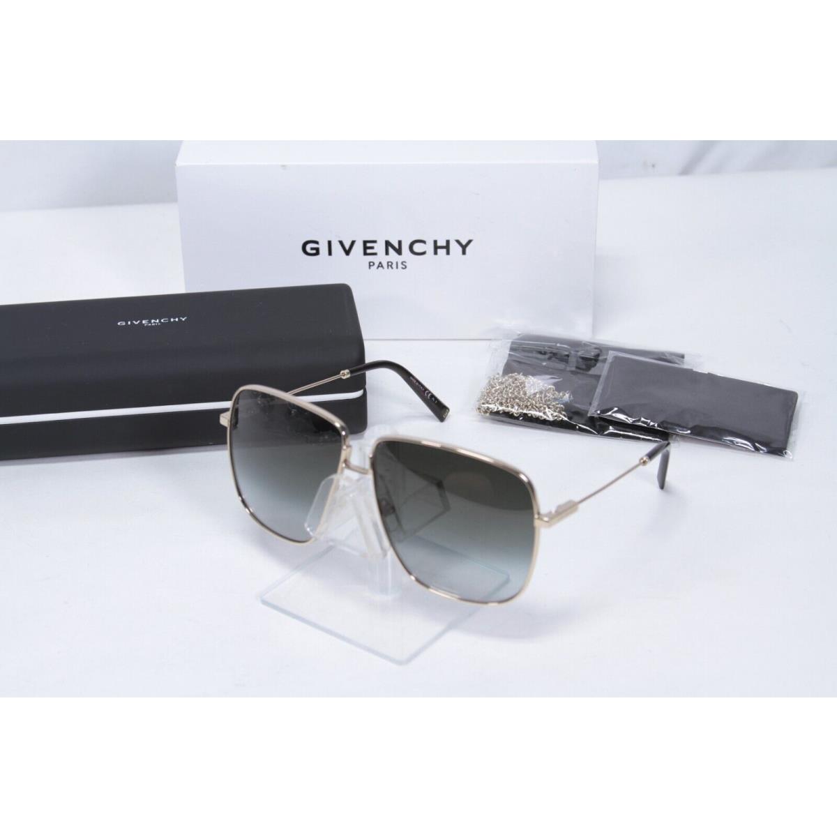 Givenchy Sunglasses Gold Grey Aviator GV7183/S J5G 9O 63/12/145