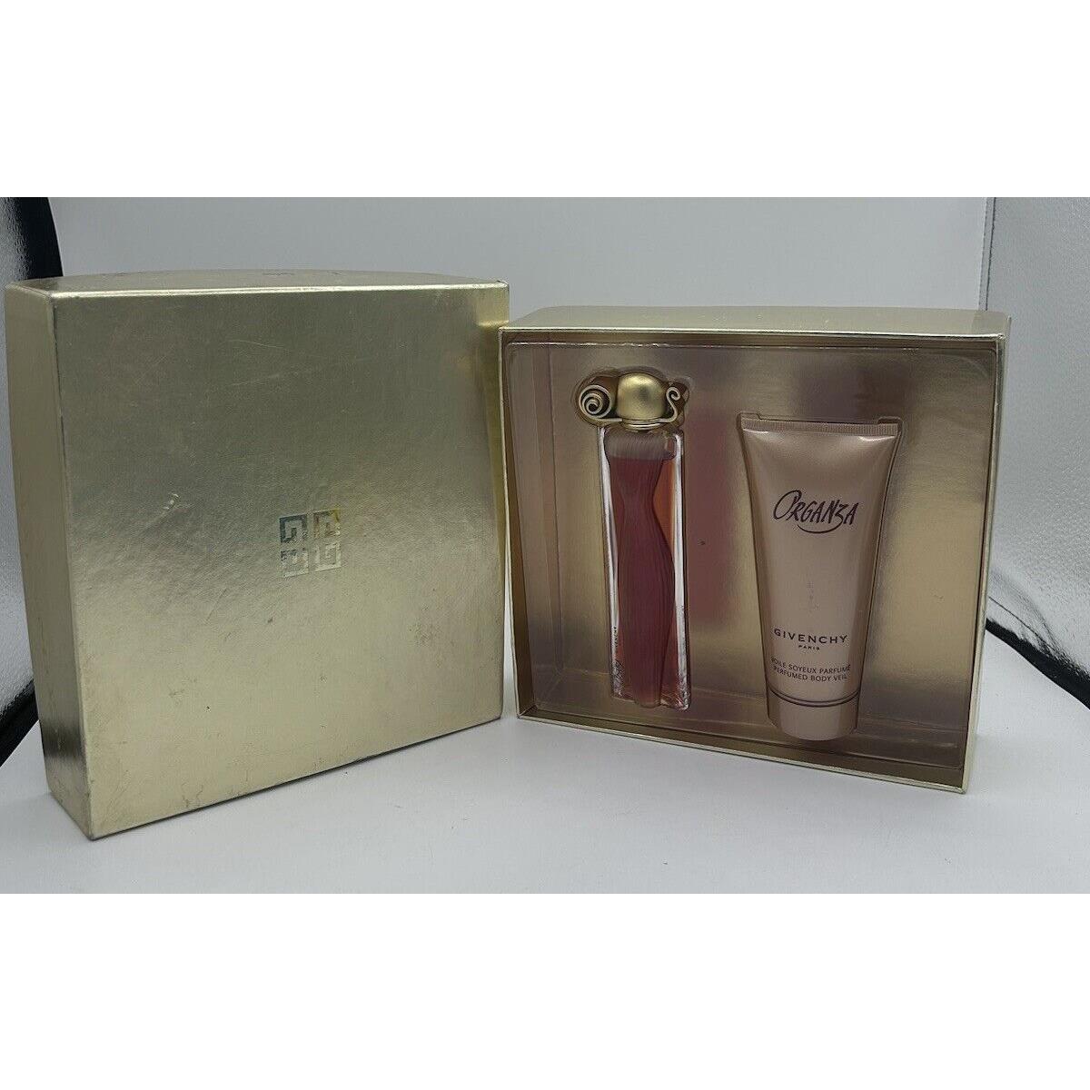 Givenchy Organza Box Set Of 2- Eau DE Parfum Spray 1.7oz Perfumed Lotion 3.3oz