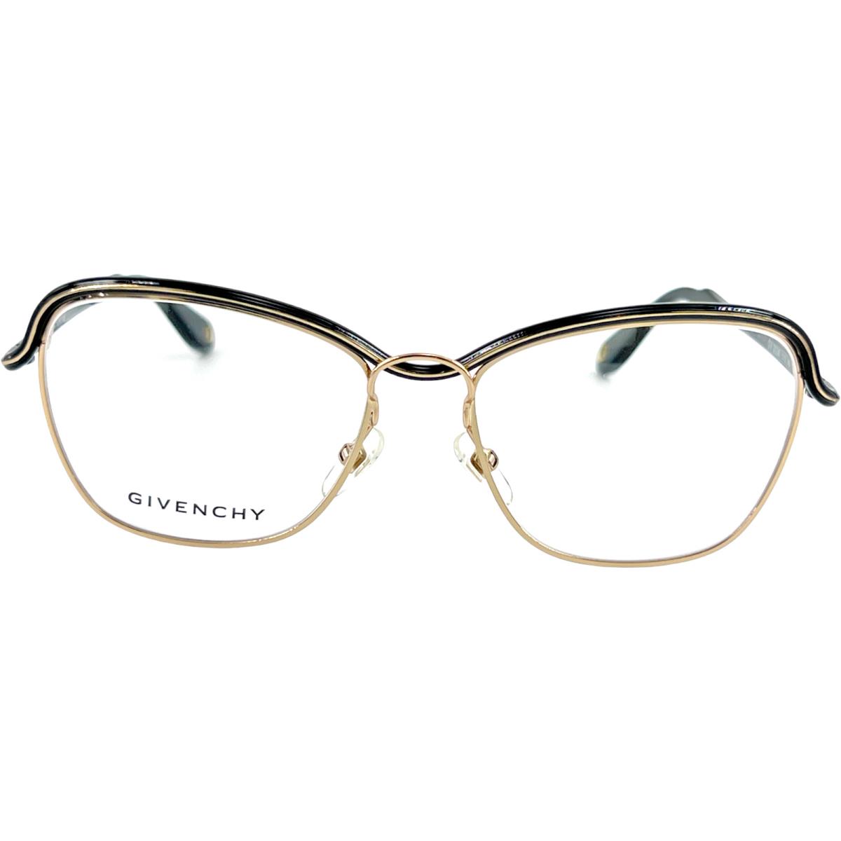 Givenchy GV0034 Womens Metal Eyeglass Frame 0DYD Gold Black 53-16 Italy W/case