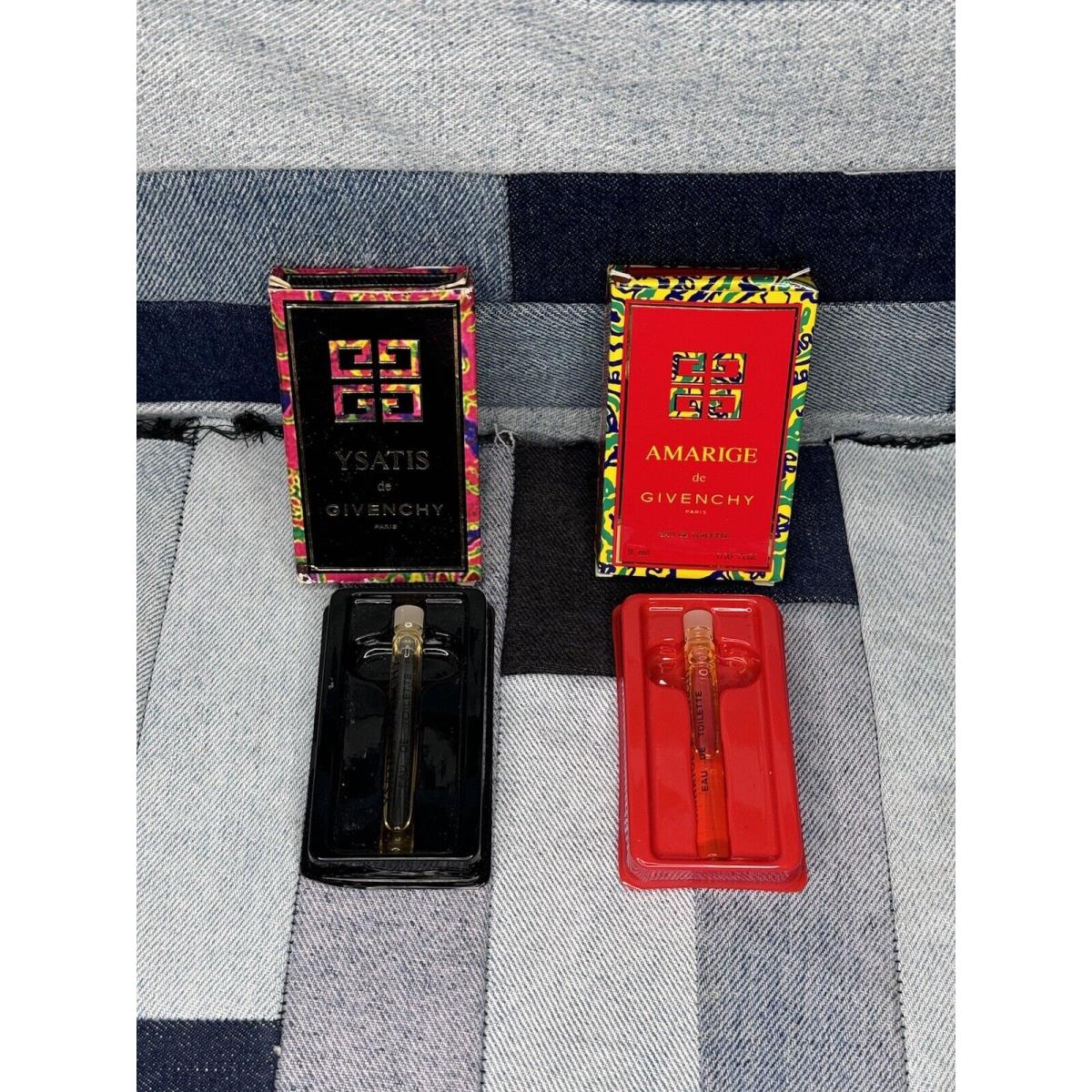 Lot Of 2 Givenchy Perfumes Ysatis De Givenchy Amarige De Givenchy 2 Ml