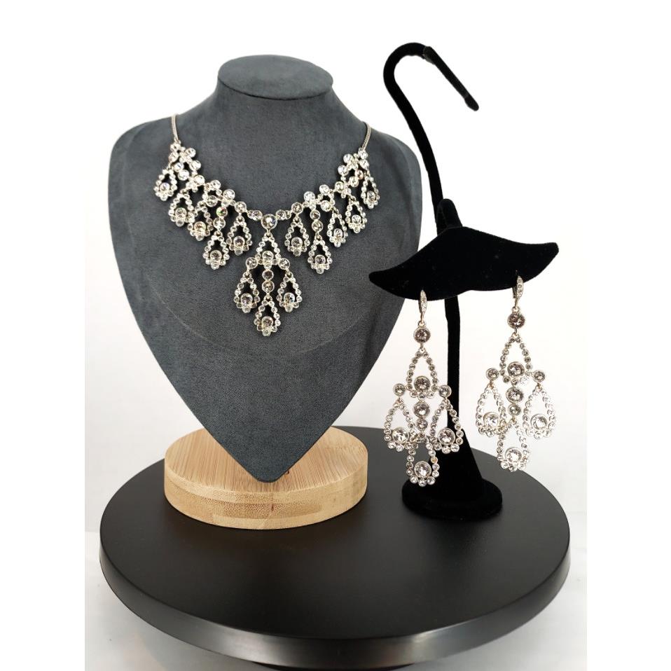 Givenchy Necklace Earrings - Swarovski Elements